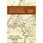 MILITARY OPERATIONS EGYPT & PALESTINE 1914-18 ATLAS