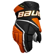 Hokejske rokavice Bauer Vapor Hyperlite Black/Orange Senior 15 palcev