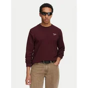 Reebok Majica z dolgimi rokavi Feliks RK25738CCM Bordo rdeča Regular Fit