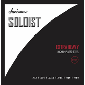 Jackson Soloist Strings Extra Heavy 12-58