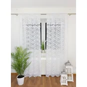 shumee Že izdelana zavesa 145x250 cm s 3D vezenjem in gipur čipko