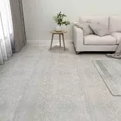 Podne daske 5,11 m2 55 pcs PVC Bijela i drvo