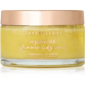 Crystallove Crystalized Shimmer Body Scrub piling za telo bleščeč 200 g
