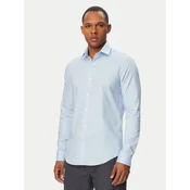 Calvin Klein Srajca LV019EU006 Svetlo modra Slim Fit