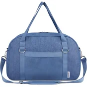 Nikcorp Potovalna ročna torba EasyJet vodoodporna potovalna torba poliesterska 45x36x20 cm 25 l temno modra navy blue žep mokro suho sprednji žep z zadrgo odstranljiv trak nastavitev snemljiva torba na