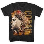 Kurt Cobain Coloured Side View Black M Majica