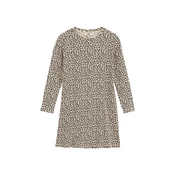 WE Fashion Obleka Meisjes svetlo rjava / črna