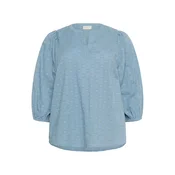KAFFE CURVE Bluza KCLoulou golobje modra/svetlo modra