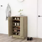 Vidaxl vidaXL Omarica za čevlje sonoma hrast 60x35x92 cm