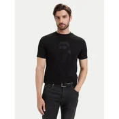 KARL LAGERFELD Majica 755040 563225 Črna Regular Fit