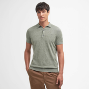 Ljetna polo majica Barbour Buston Knitted Polo Shirt — Olive Marl - XXL