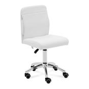 Tabure Stol z naslonom - 48 - 62 cm - 150 kg - bel