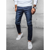 Dstreet Moške športne hlače WALK jeans temno modre barve ux4070 s30