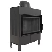 Kratki vgradni kamin LUCY/14/BLACK