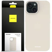 Spacecase SILIKONSKI OVITEK SPACECASE ZA IPHONE 15 ZAŠČITA ZA TELEFON BONE, (21962612)