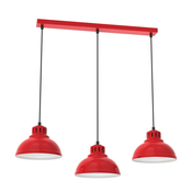 Luster na sajli SVEN 3xE27/15W/230V crvena