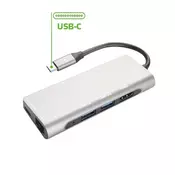 Hub USB-C Celly PROUSBCHDMIDS Siva