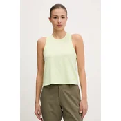 Sportski top Helly Hansen Ocean Cropped za žene, boja: zelena, 34269