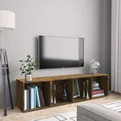 Ormaric za knjige / TV ormaric dimljeni hrast 143x30x36 cm drvo