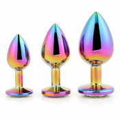 Dream Toys - Butt Plug Set, 3 kos - več barv