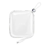 Joyroom Powerbank 10000mAh JR-L005 s kablom za iPhone Lightning in USB-A vmesnikom, bela