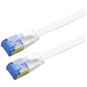 VALUE Value 21992165 RJ45 omrežni kabel\, Patch kabel CAT 6a F/UTP 5.00 m bela 1 kos, (20630682)