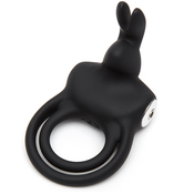 Obroček za penis Happy Rabbit - Love Ring, črn