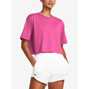 Under Armour Campus Boxy Crop SS Majica 795610 Roza