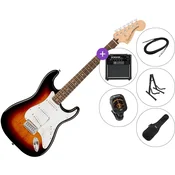 Fender Squier Affinity Series Stratocaster SET 2 3-Color Sunburst Elektricna gitara