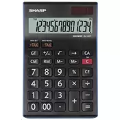Kalkulator komercijalni 14mesta Sharp EL-145T-BL crni blister