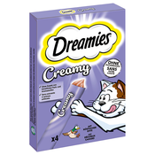 20% popustš 4/12 x 10 g Dreamies Creamy Snacks - Pačetina (4 x 10 g)