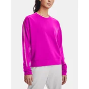 Under Armour Sweatshirt Rival Terry Taped Crew-PNK - Womens