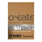 Rayher.	 Create Newsprint blok A3, 100 listov