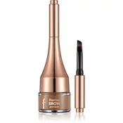 flormar Kiss Me More pomada za obrvi s čopičem odtenek 01 Beige 2,2 g