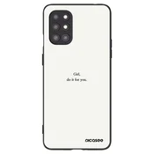 Silikonski črni ovitek za OnePlus 8T - Girl, do it for you