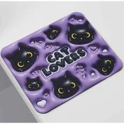 iTOTAL Podloga Za Miša 3D Cat Ljubicasta XL2552B