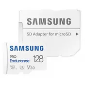 SAMSUNG PRO Endurance MicroSDXC 128GB U3 + SD Adapter MB-MJ128KA