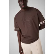 Guess Majica 183471 Rjava Classic Fit