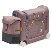Stokke prenosna postelja JetKids™Travel bundle potovalen kovček hazy lilac