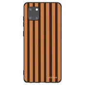 Silikonski črni ovitek za Samsung Galaxy Note 10 Lite N770F - Caramel lines