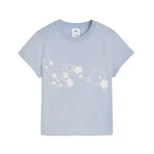 PUMA x MADHAPPY Slim Tee Women, Clothing, Blue Wash, XS
