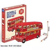 CUBIC FUN Puzzle 3D Dvospratni autobus S3018