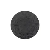 Vesuvio plitvi krožnik, o: 210 mm, črn