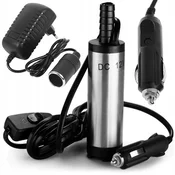 Wiltec Potopna črpalka – pumpa 12V za tekočine in dizel + 220V adapter