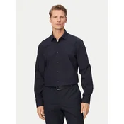 HUGO Srajca Koey 50561154 Mornarsko modra Slim Fit