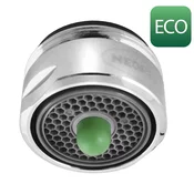 NEOPERL perlator za varčevanje z vodo ECO PUSH 5 l/min, zunanji navoj M24x1, krom - Chrome - Sapho - 24 - Medeninasti - 14