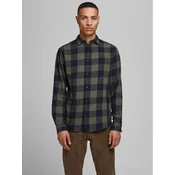 Jack & Jones Srajca 12181602 Zelena Slim Fit