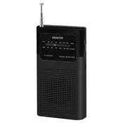 Sencor SRD 1100B žepni radio, črn