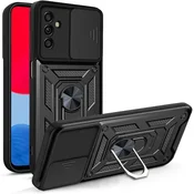 shumee OVITEK ARMOR ZA KAMERO SAMSUNG GALAXY A13 5G ČRN Z OBROČKOM