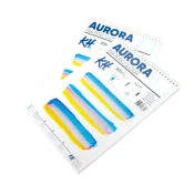 Akvarelni blok AURORA cold press A5 s špiralo | 12 listov
